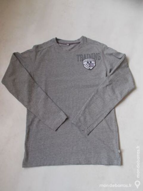 TEE SHIRT GRIS CAMPUS  MANCHES LONGUES NEUF 4 Sarreguemines (57)