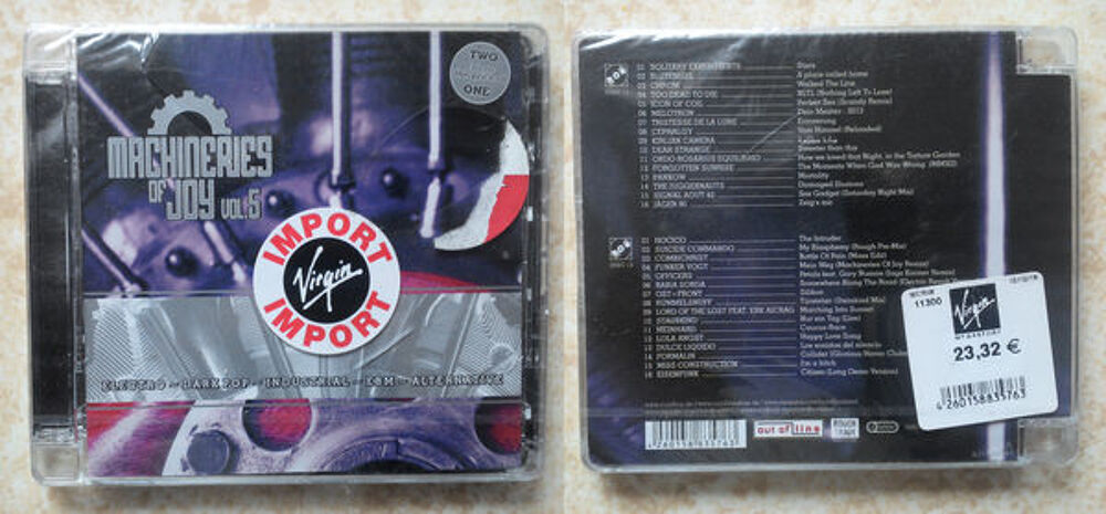 MACHINERIES OF JOY - VOL 5 - 2CD CD et vinyles
