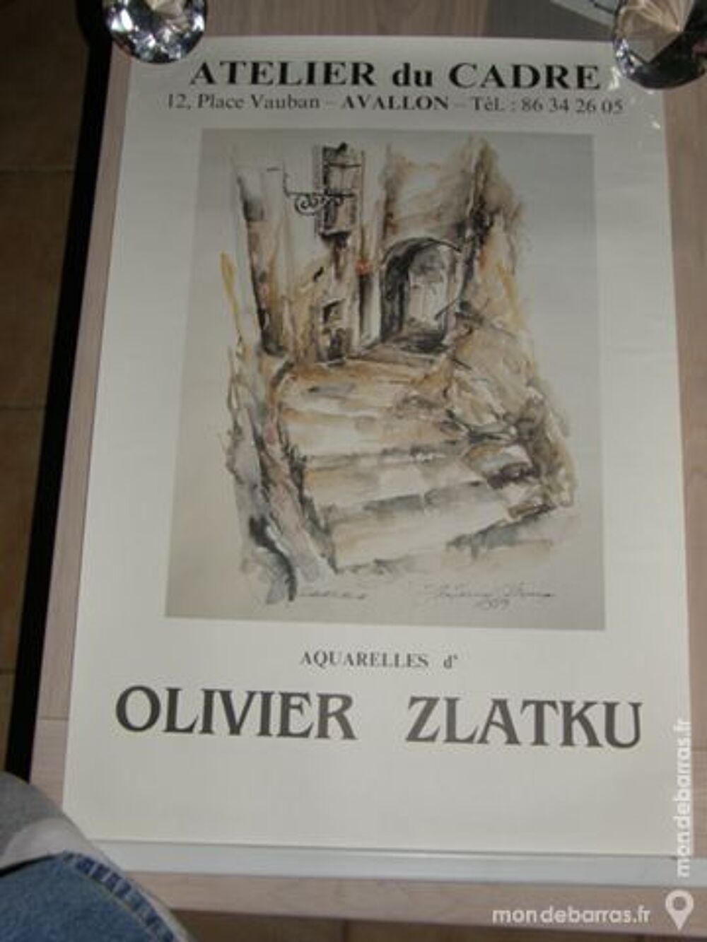 Affiche Aquarelle d'Olivier Zlatku Décoration