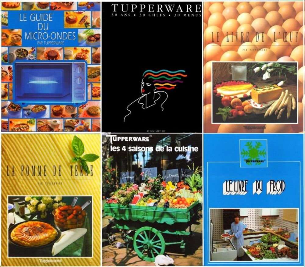 TUPPERWARE - CUISINE - RECETTES - 6 LIVRES Livres et BD