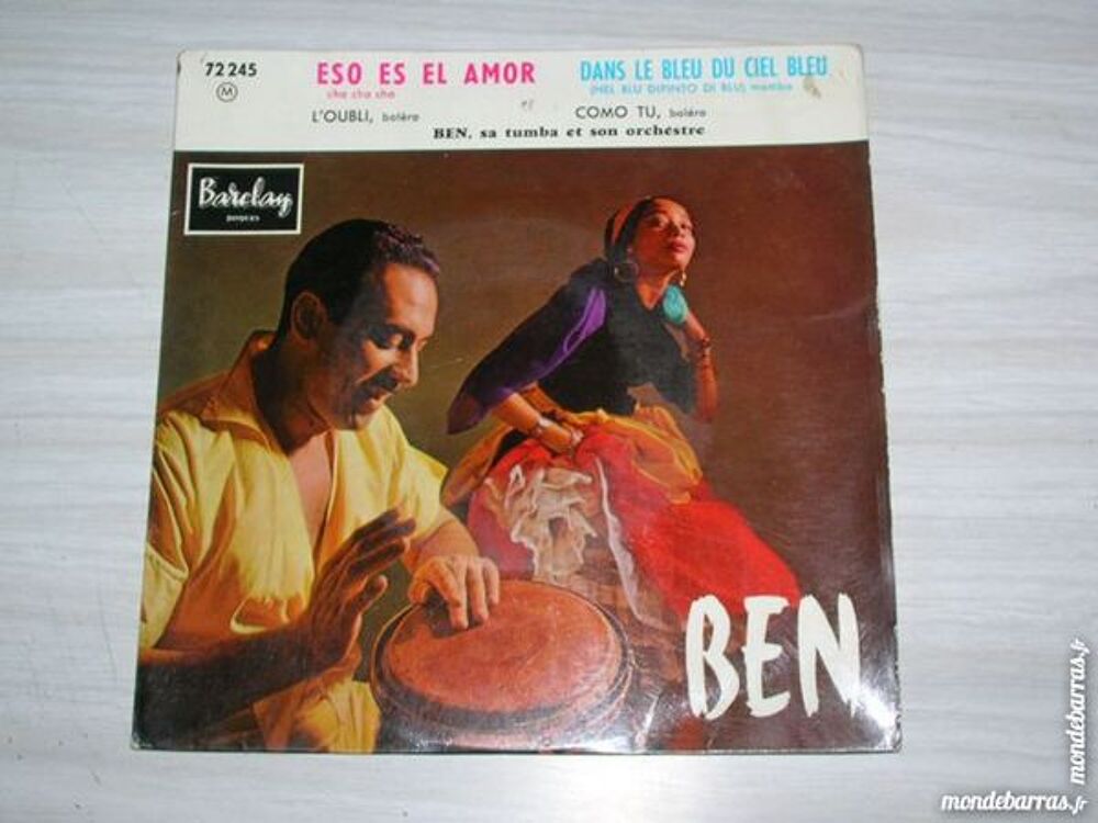 45 TOURS EP LATINO BEN SA TUMBA Eso es el amor CD et vinyles