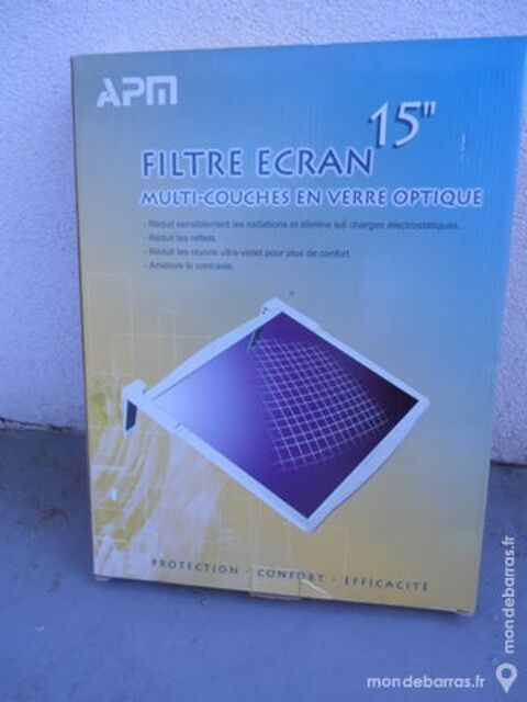  Filtre �cran protection en verre optique 15    10 Vincennes (94)