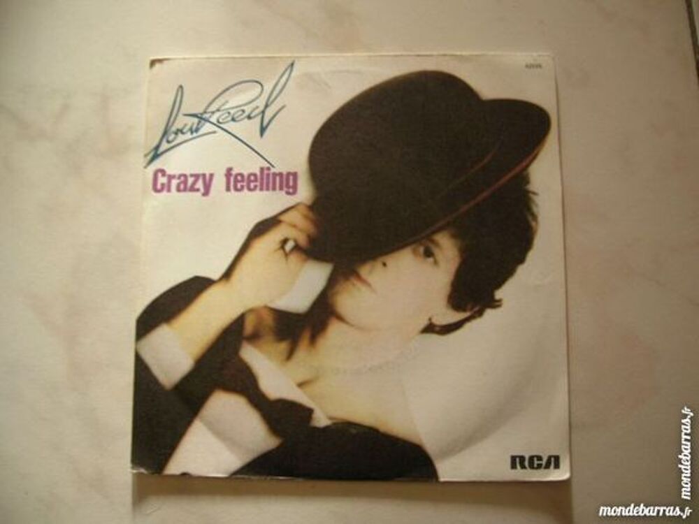 45 TOURS LOU REED Crazy feeling - RARE CD et vinyles