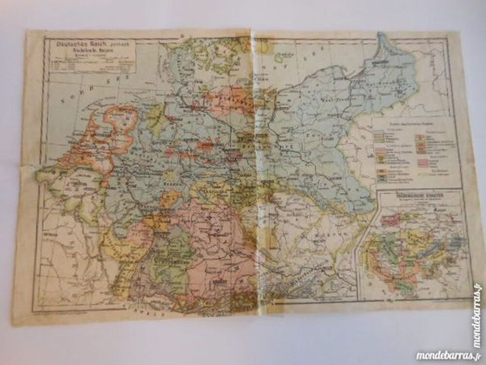 carte manuel scolaire Reich allemand Livres et BD