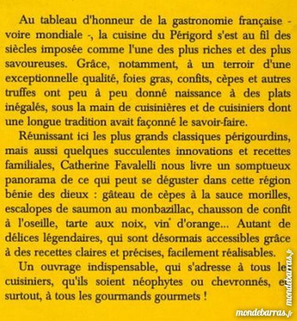 P&Eacute;RIGORD - cuisine - GASTRONOMIE / Livres et BD