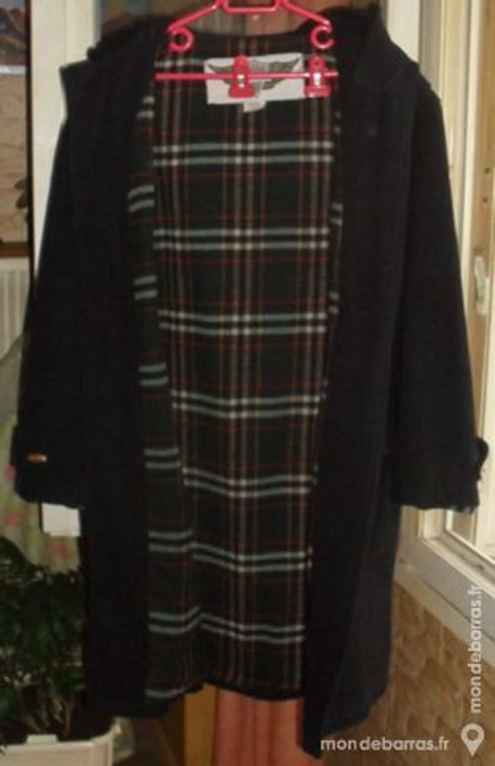 Duffle-Coat en laine unie taille L marque FINWAY Vêtements