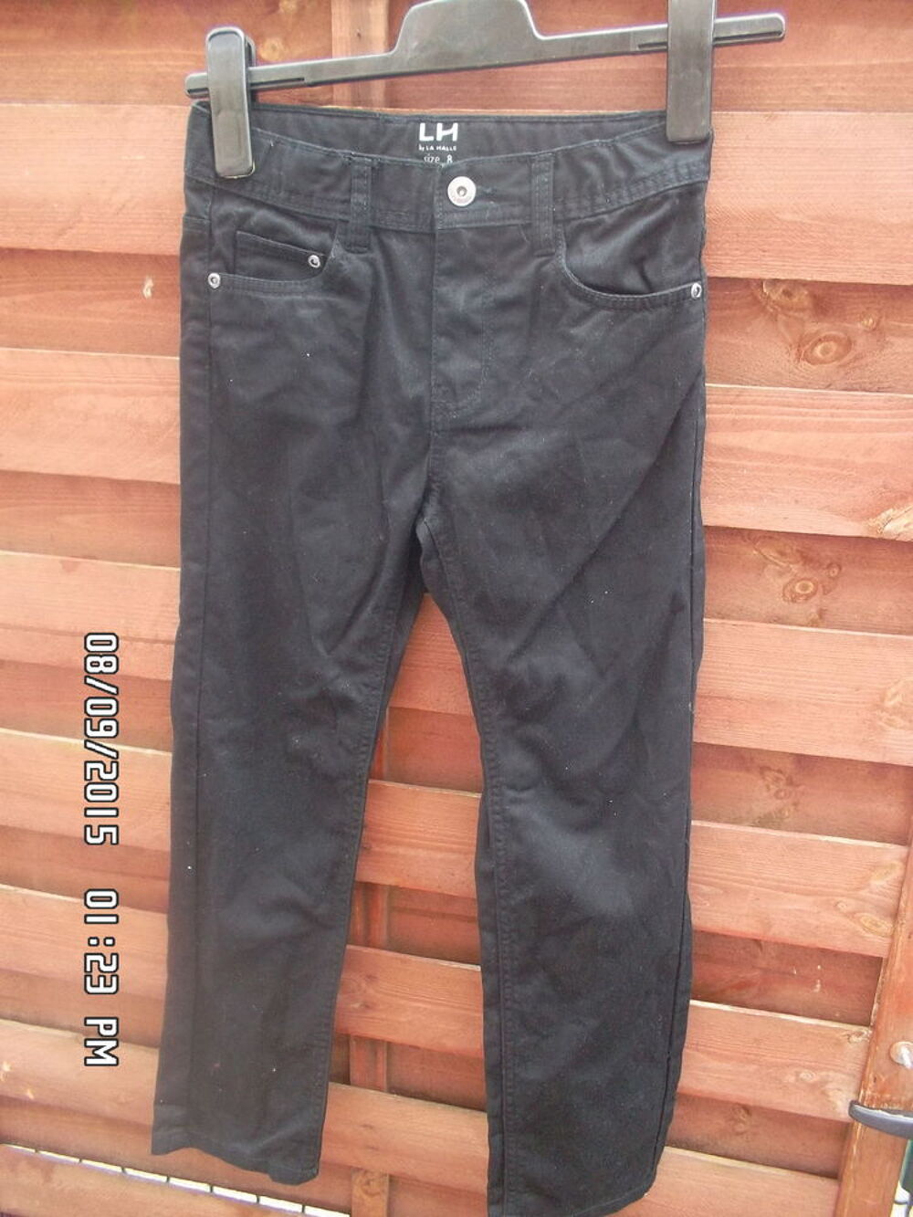 JEAN NOIR T.8 A*JUSTE 2E*KIKI60230 Vêtements enfants