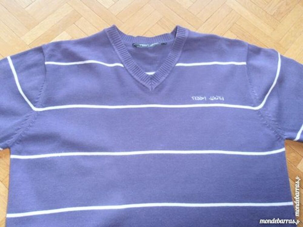 Pull &agrave; rayures TEDDY SMITH Vêtements