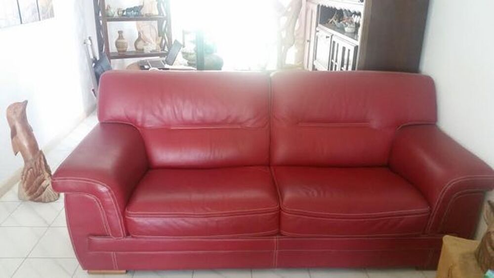 beau canap&eacute; cuir Meubles