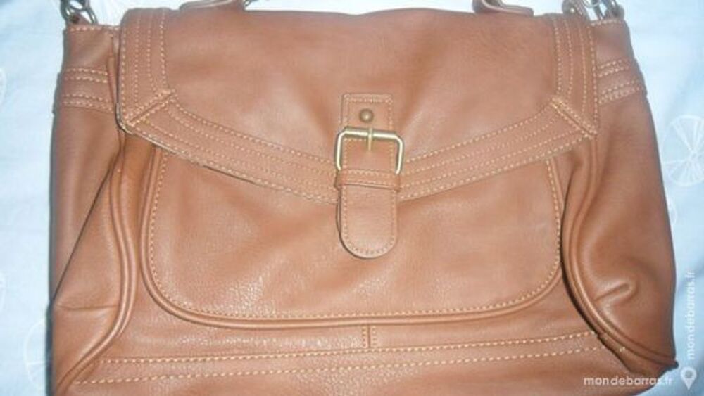 Sac &agrave; main marron Maroquinerie