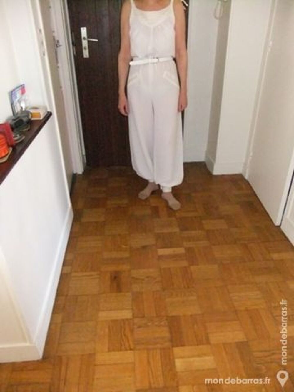 Pantalon tunique blanc Vêtements