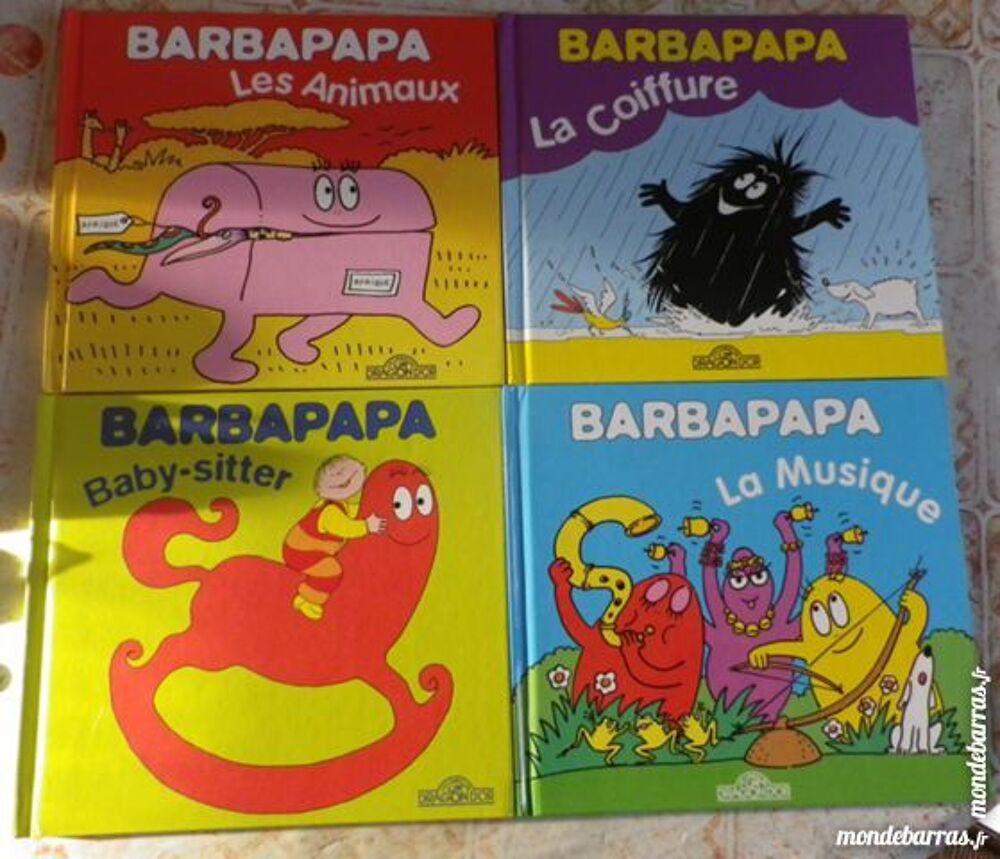 LOT 4 BARBAPAPA ANIMAUX COIFFURE BABYSITTER Livres et BD