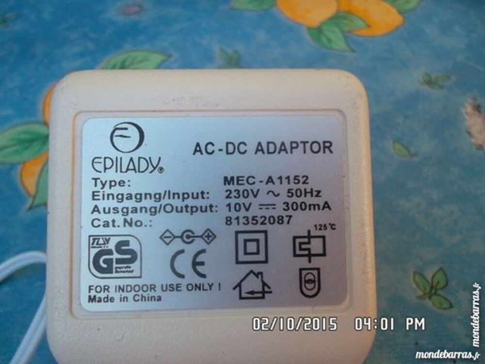 adaptateur EPILADY Electroménager