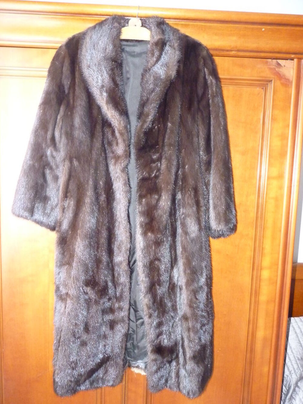 manteau vison long Vêtements