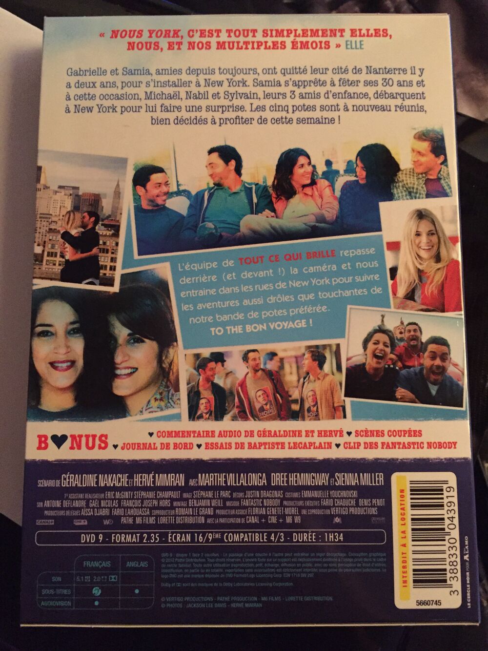 DVD Nous York DVD et blu-ray