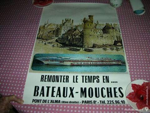 Affiche bateaux mouches remonter 5 Thiais (94)