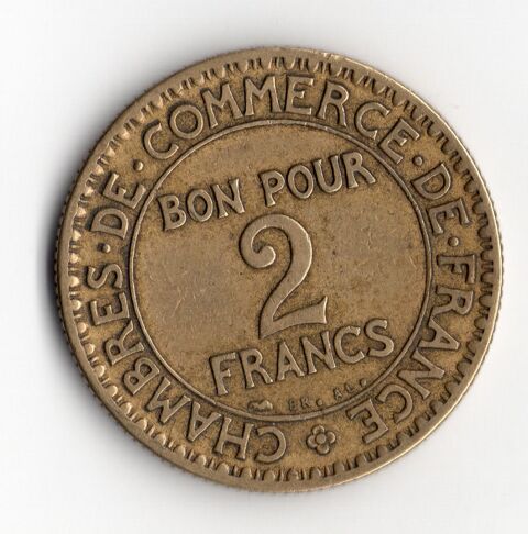 2 Francs CHAMBRES DE COMMERCE 1926 95 Murviel-ls-Bziers (34)