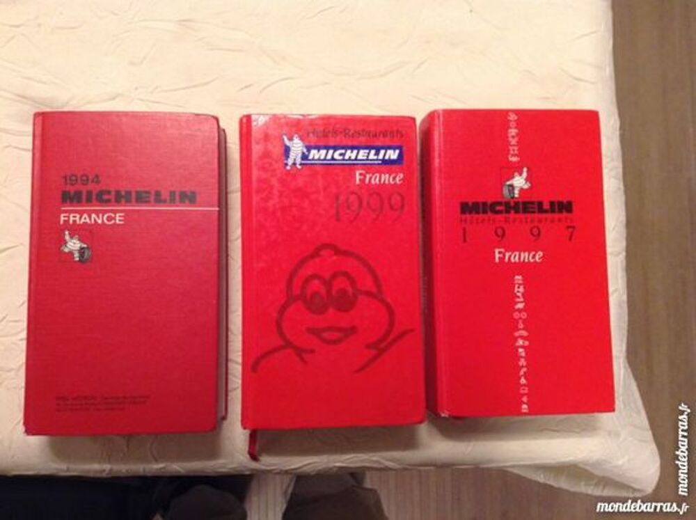 guides rouges Michelin 1994 , 1997 et 1999 