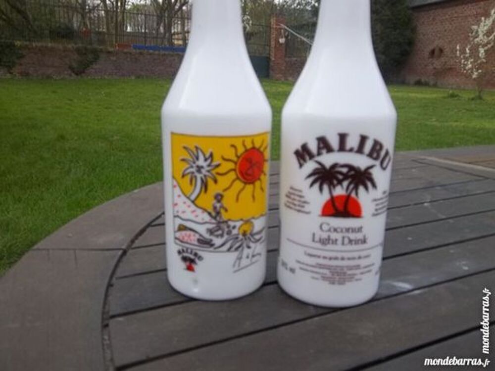 bouteilles de malibu Décoration