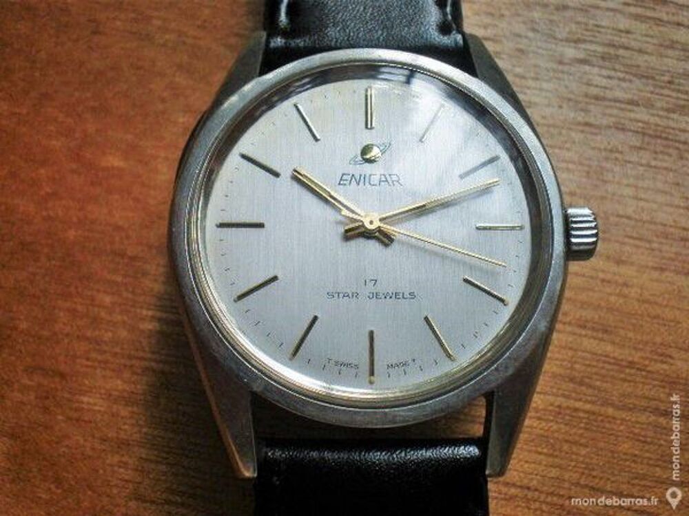 ENICAR STAR JEWEL 1969 montre m&eacute;c.Suisse ENI0064 Bijoux et montres