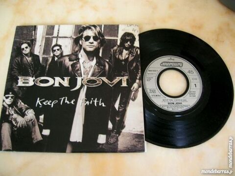 45 TOURS BON JOVI Keep the faith - Pochette Poster 12 Nantes (44)