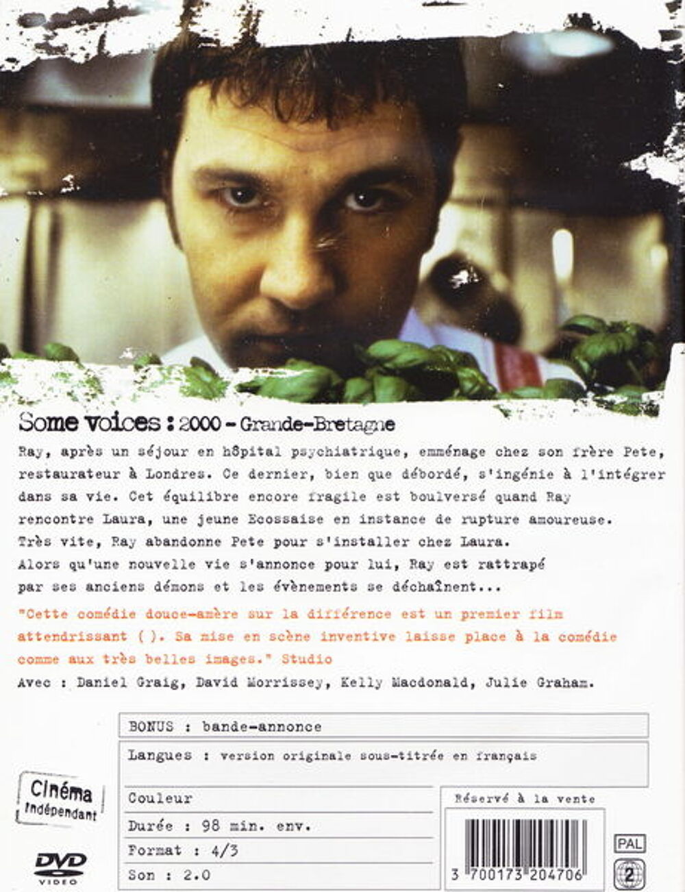 DVD Some voices
DVD et blu-ray