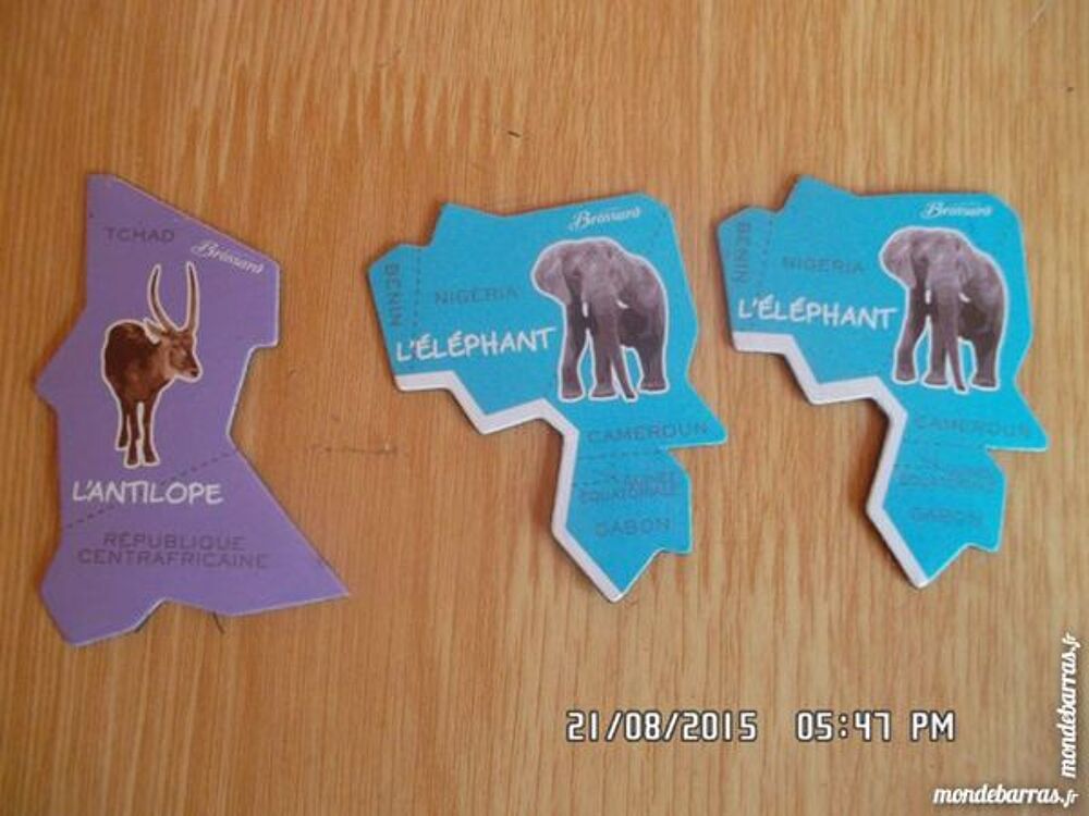 3 MAGNETS BROSSARD ANIMAUX 