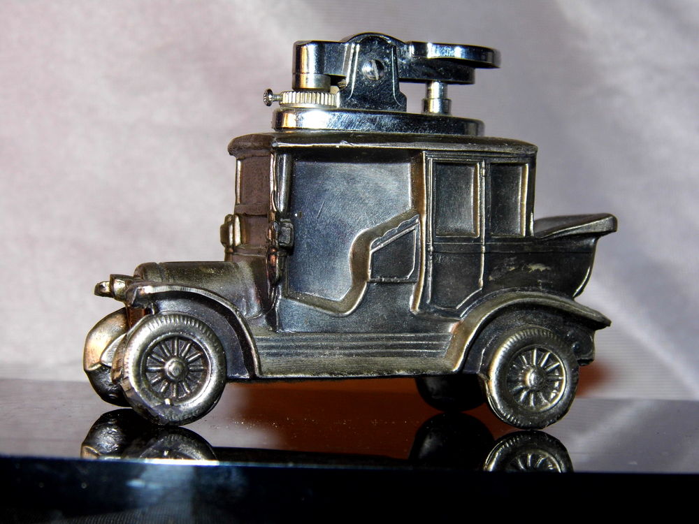 Briquet gaz MERCEDES BENZ 1910 voiture ancienne tacot 