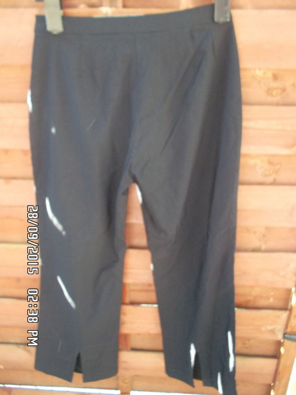 PANTACOURT NOIR*JUSTE 2E*KIKI60230 Vêtements