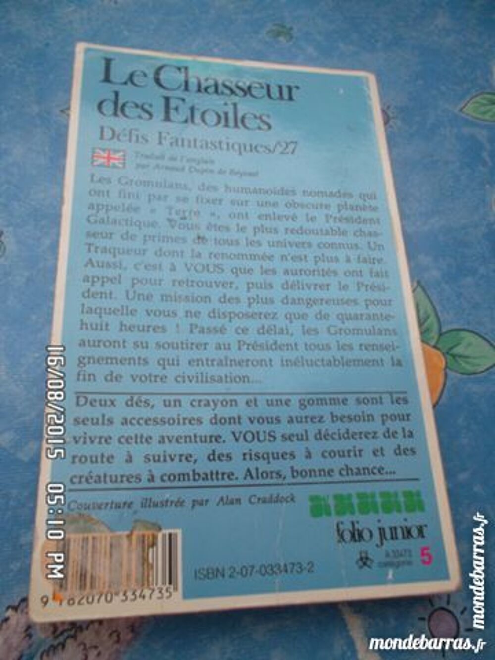 LE CHASSEUR DES ETOILES Livres et BD