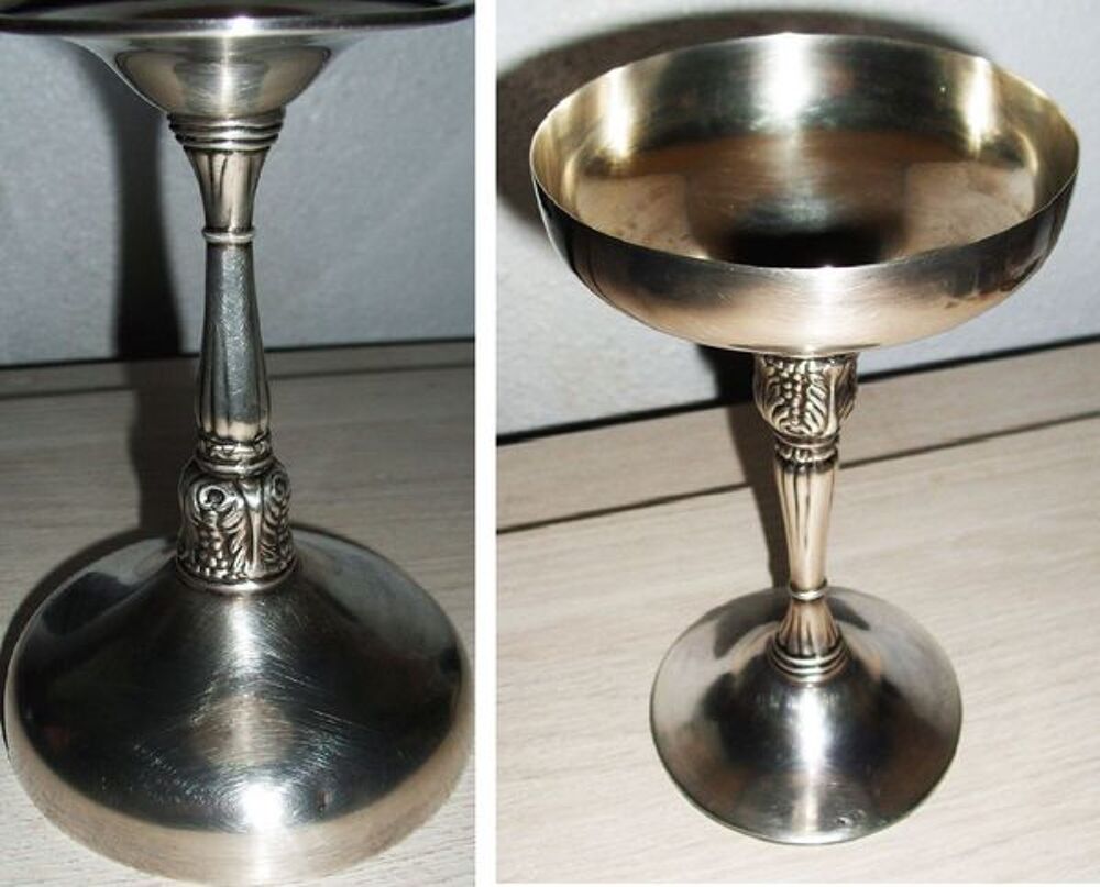 Coupe &agrave; champagne en argent 