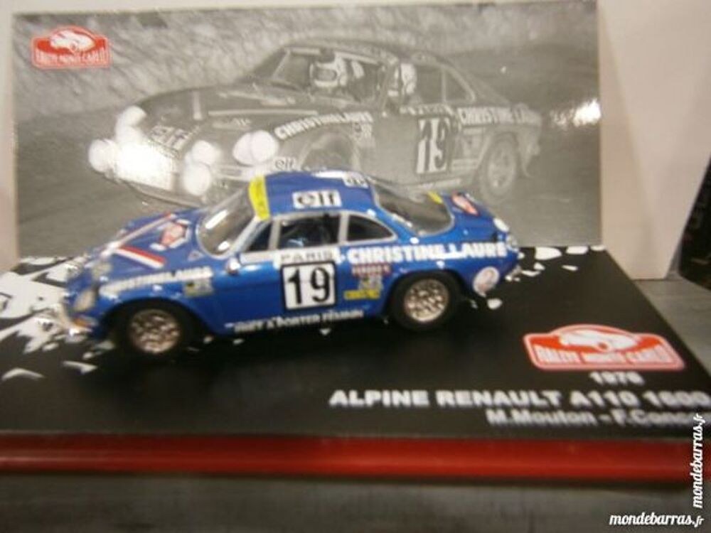 Alpine A110 Monte Carlo 1976 Mouton 1/43 Neuf Box Jeux / jouets