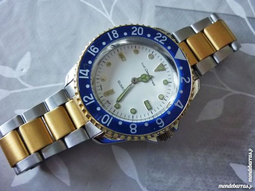 Luc Desroches scuba look montre analogique LUD0010 Bijoux et montres
