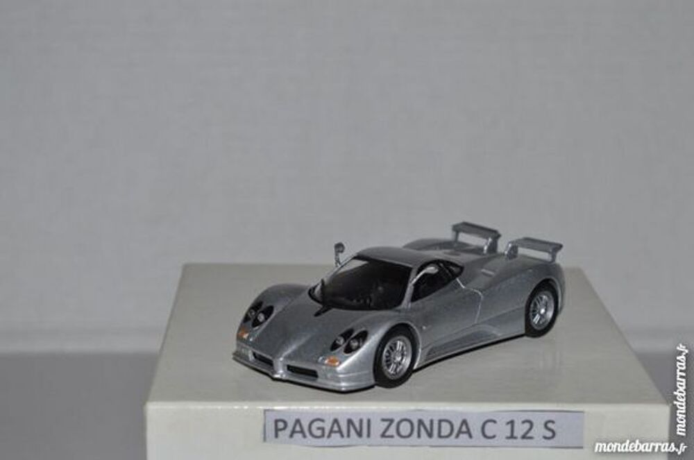 Pagani Zonda C12s argent 1/43 Premium Neuf blister Jeux / jouets