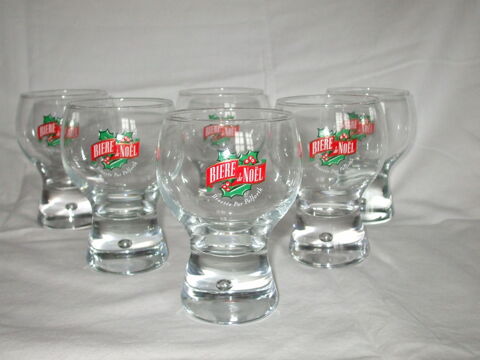 Lot 6 verres  Bire de Nol  24 Manerbe (14)