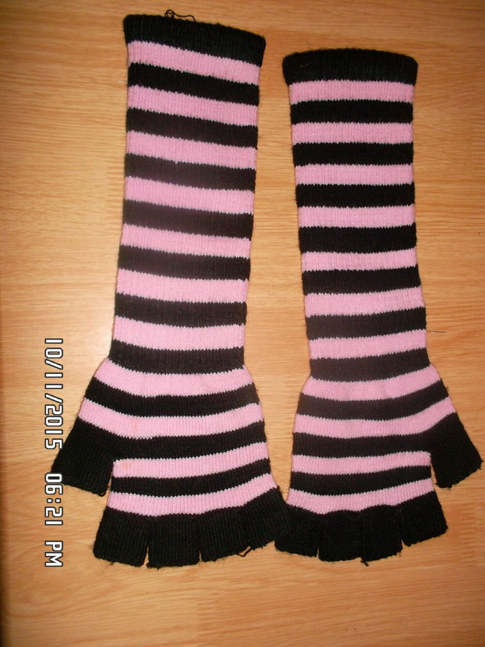 MITAINES ROSE-NOIR*JUSTE 2E*KIKI60230 Maroquinerie