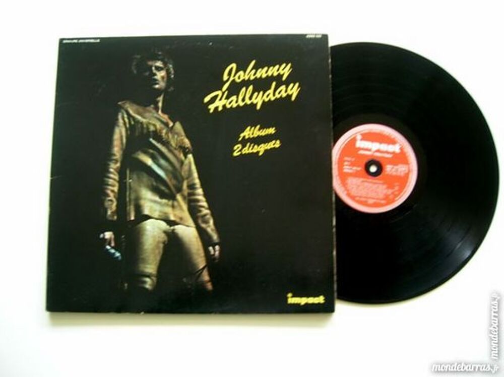DOUBLE 33 TOURS JOHNNY HALLYDAY Album 2 disques CD et vinyles