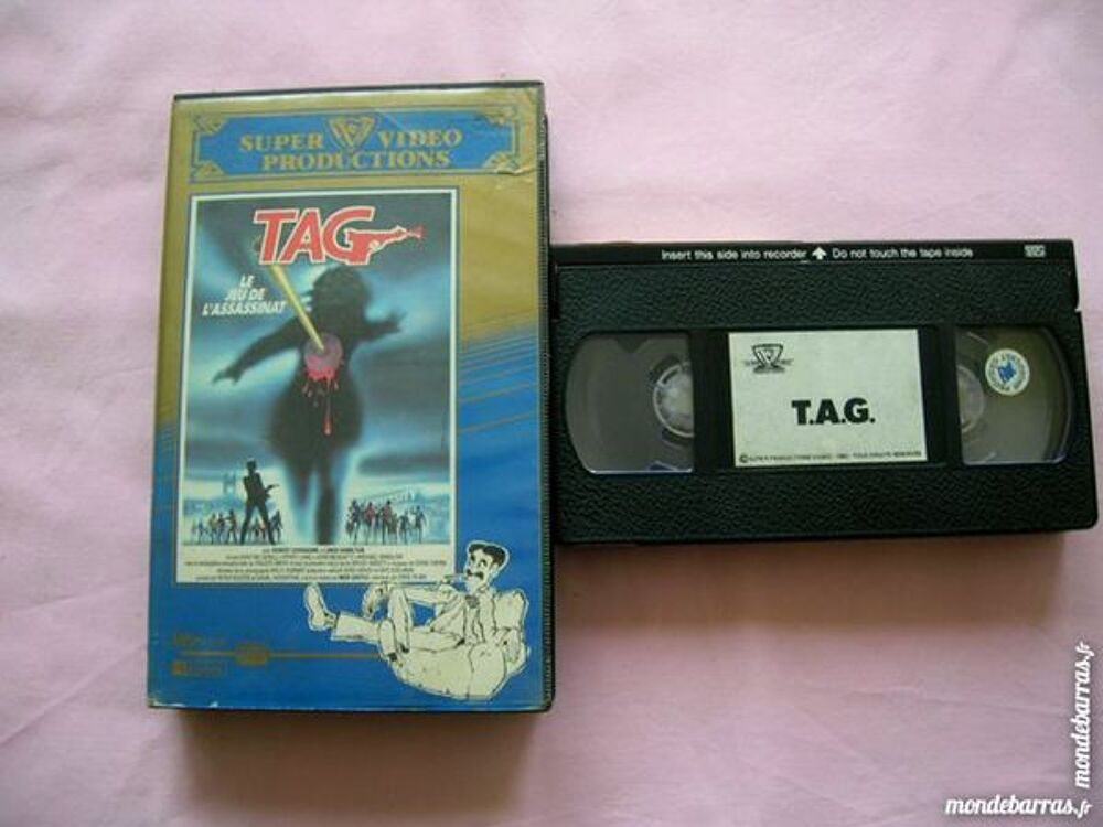 K7 VHS TAG Le jeu de l'assassinat - Film policier DVD et blu-ray