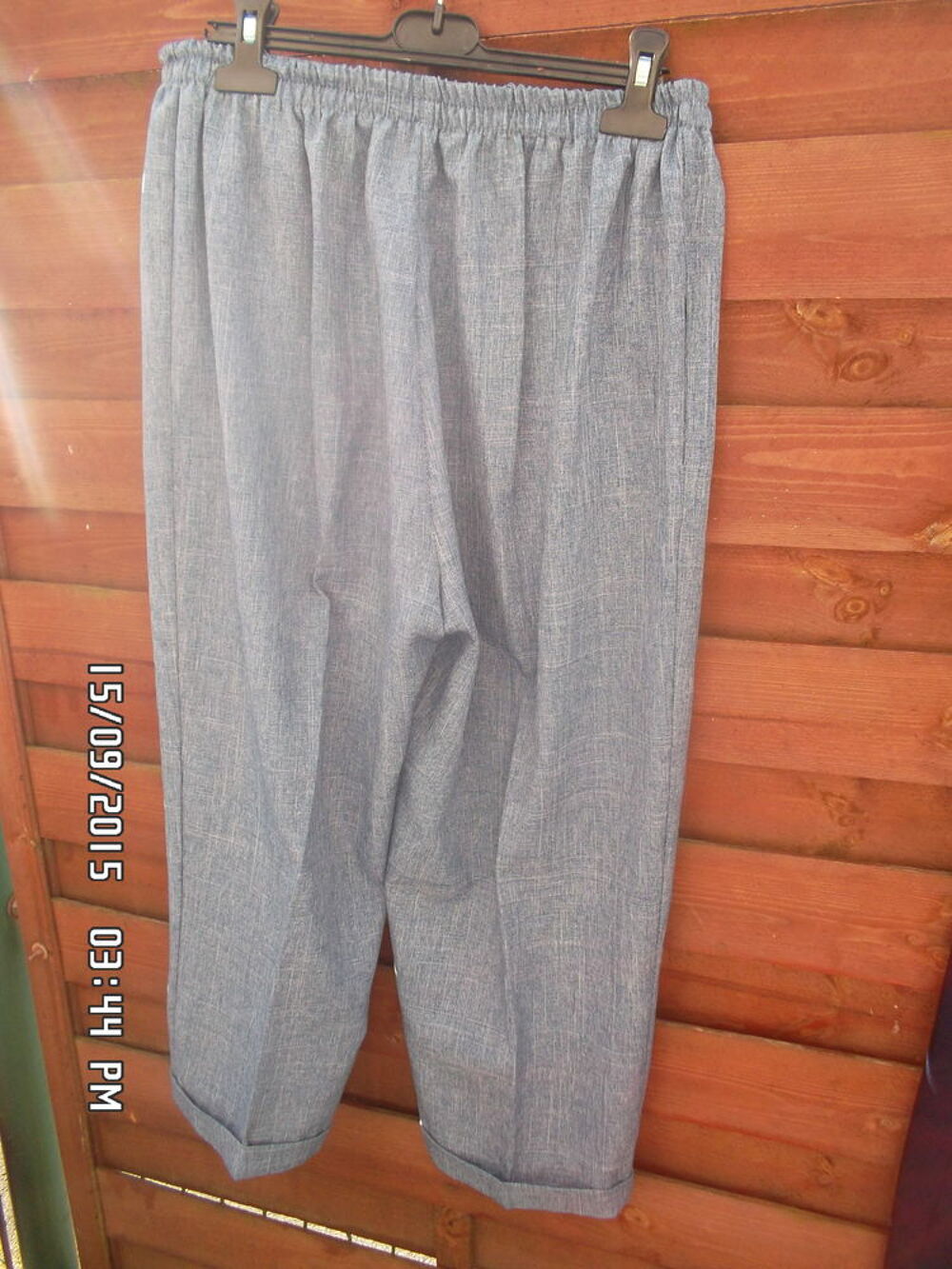 PANTACOURT BLEU CIEL*JUSTE 3E*KIKI60230 Vêtements