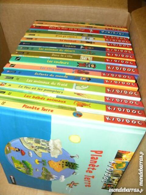lot de 16 livres KIDIDOK 45 Pantin (93)
