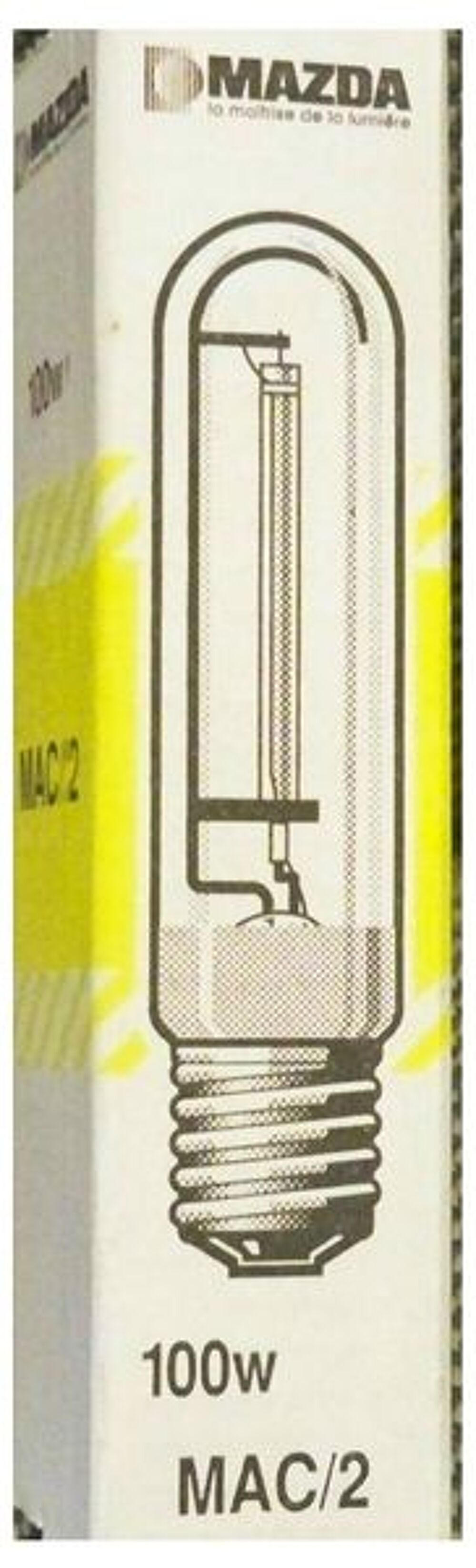 Lampe Sodium Mazda (Neuve)
MAC-2 100 w Bricolage