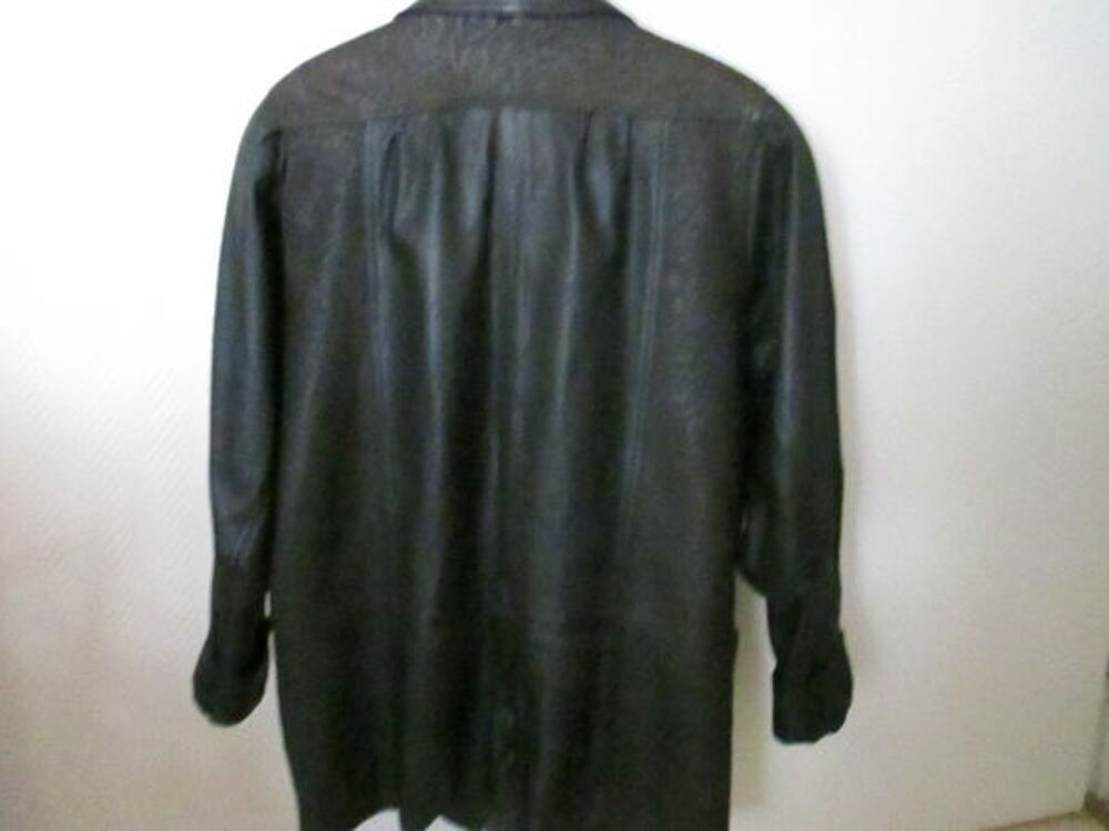 VESTE en CUIR femme Taille 38/40 Vêtements