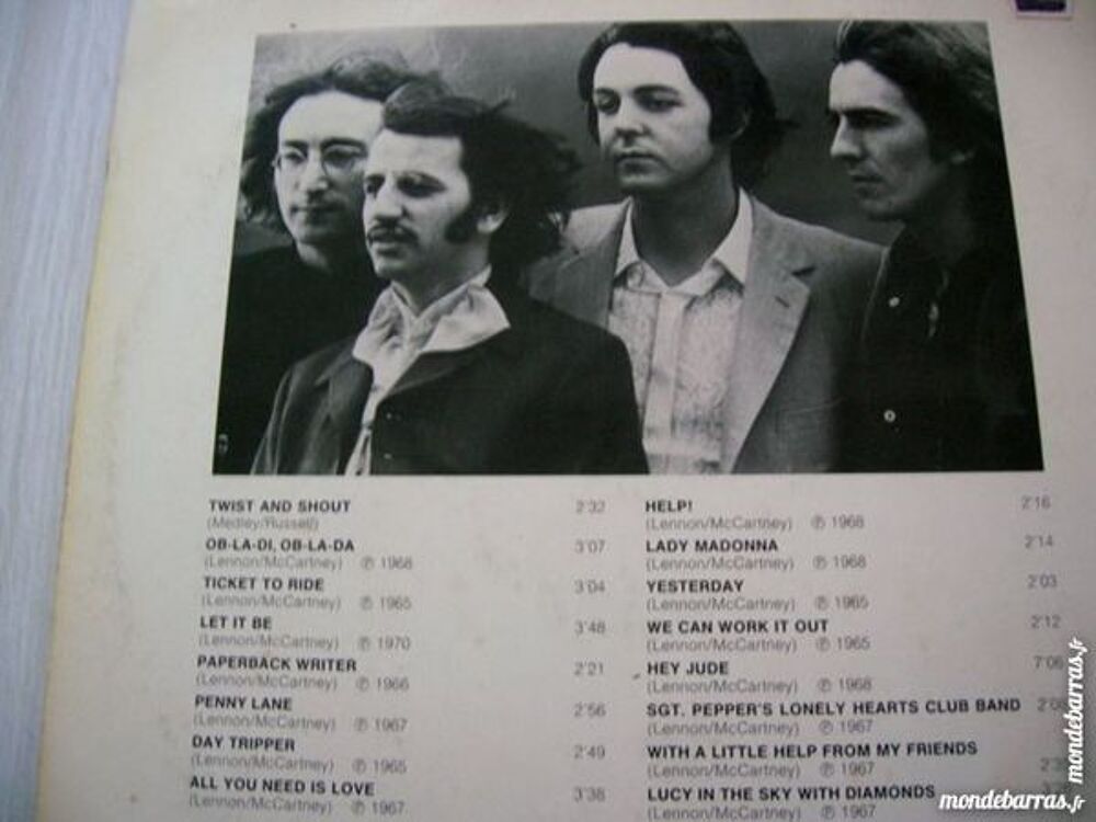 33 TOURS THE BEATLES GOLDEN GREATEST HITS CLUB ED CD et vinyles
