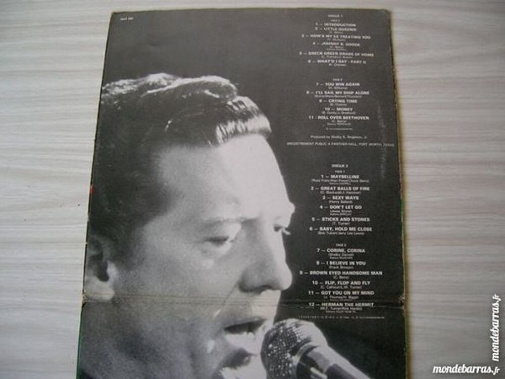 DOUBLE 33 TOURS JERRY LEE LEWIS The greatest rock CD et vinyles