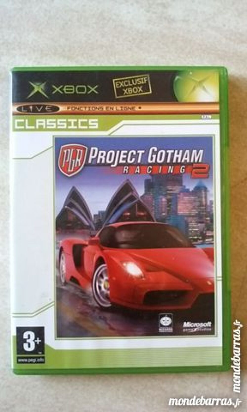 PROJECT GOTHAM RACING 2 (3+) XBOX Consoles et jeux vidos