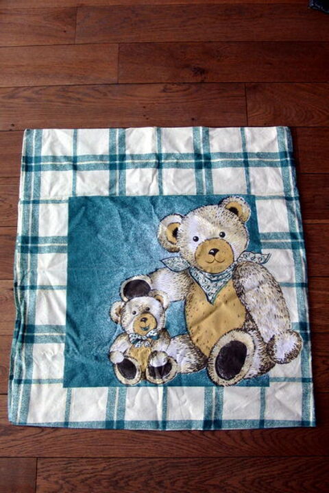parure de lit enfant 90 cm vert foncé et nounours 9 Laumesfeld (57)