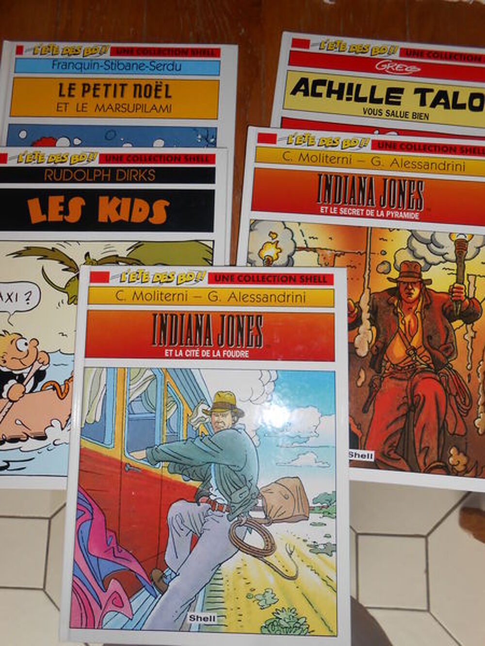 5 BD (collection shell) Livres et BD