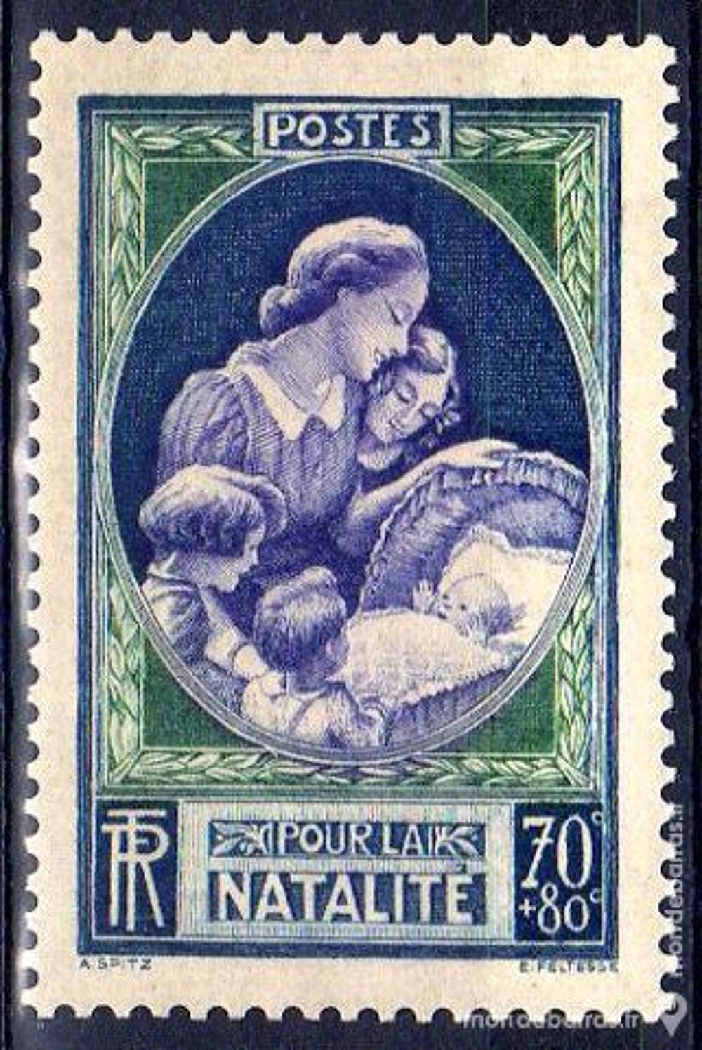 N&deg; 440 Timbre France NEUF** An 1939 