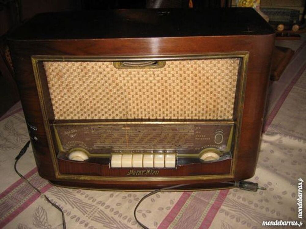 poste T S F caisse en bois Audio et hifi