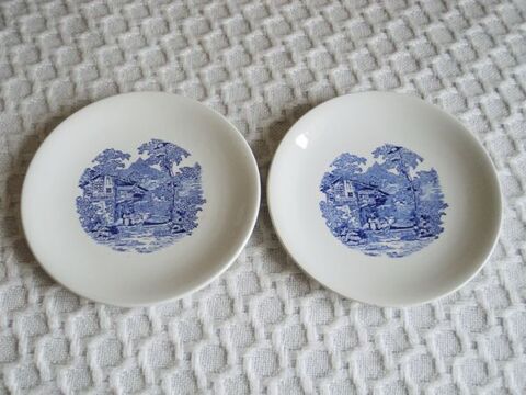 2 assiettes LUNEVILLE BADONVILLER KG 6 Blaye (33)